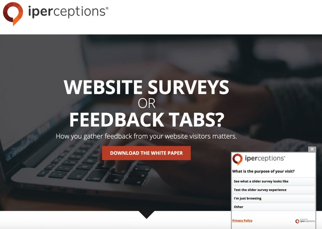 How To Increase Survey Response Rates - Example of a slider survey