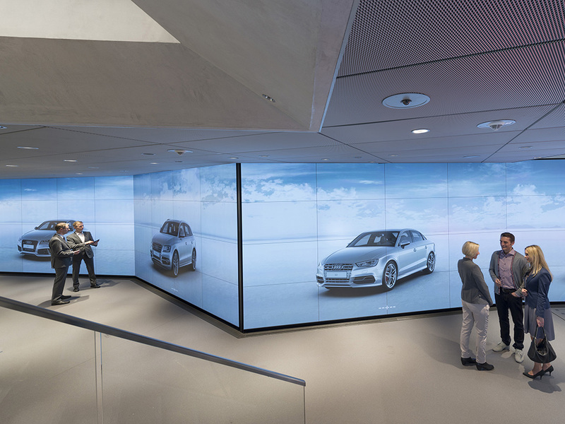 A look inside AudiCity, a digital showroom designed to enhance the auto-buying experience.