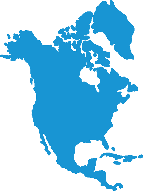 north america map icon